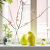 Dekoartikel Frühling, gelbe Keramikvögel stehen vor einem Fenster - Accessoires, Dekorationsartikel, Vasen, Pflanzen - bühler einrichtungen in Friesenheim bei Offenburg zwischen Karlsruhe und Freiburg